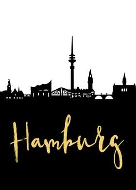 Hamburg Skyline Germany