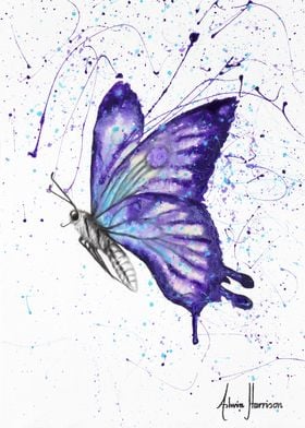 Lavender Butterfly