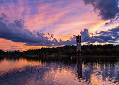 Sunset at the Tower