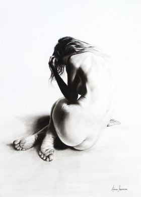 Nude Charcoal Study 38