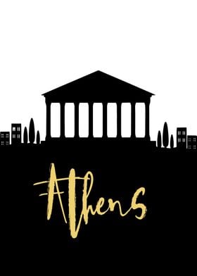 Athens Skyline Greece City