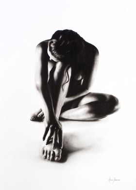 Nude Charcoal Study 41