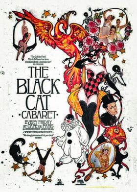 Vintage cabaret poster