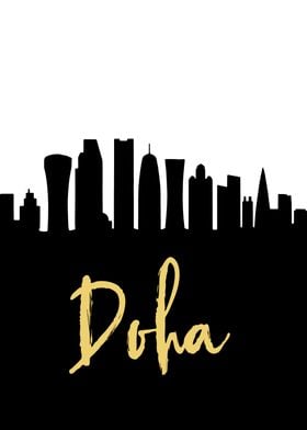 Doha Skyline Qatar City