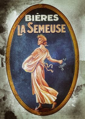 Retro Vintage beer poster