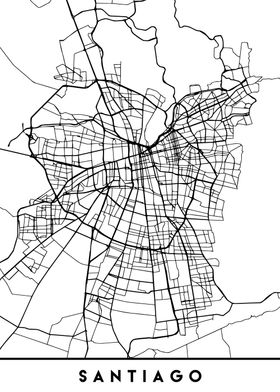 Santiago de Chile Map