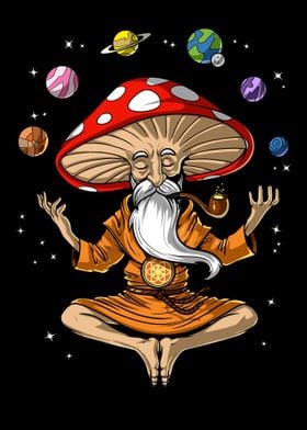 Mushroom Buddha Meditation