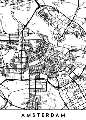 Amsterdam Map Holland