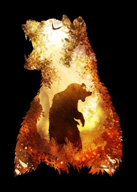 Fiery Bear