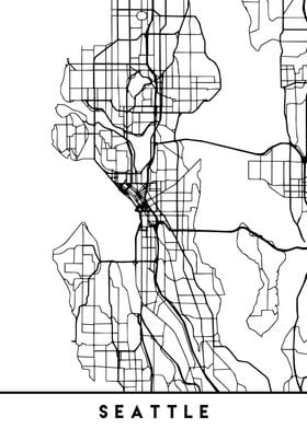 Seattle Map Washington