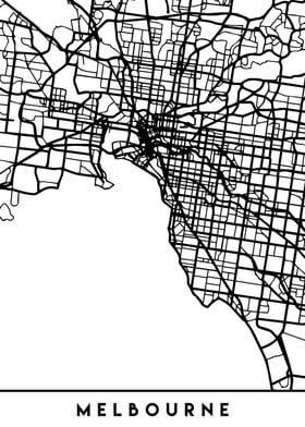 Melbourne Map Australia