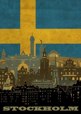 stockholm city flag