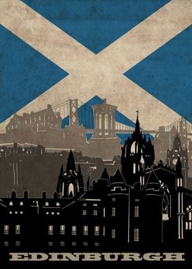 edinburgh city flag