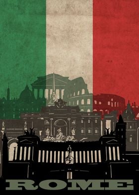 rome city flag