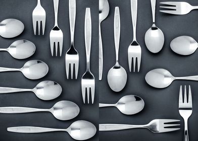 Fork and spoon II and III