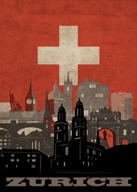 zurich city flag