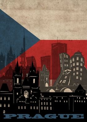 prague city flag