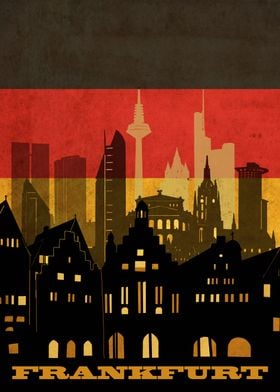 frankfurt city flag