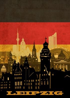 leipzig city flag