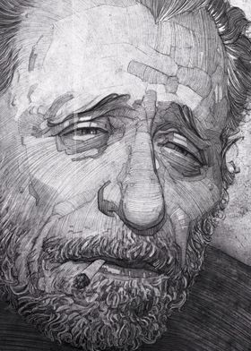 Charles Bukowski portrait