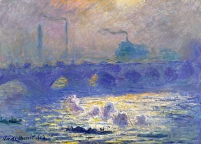 Monet Waterloo Bridge