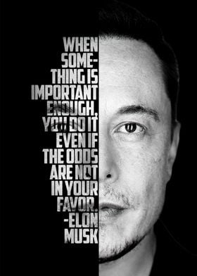 krone Fahrenheit impuls Elon Musk' Poster by BnWDesigner | Displate