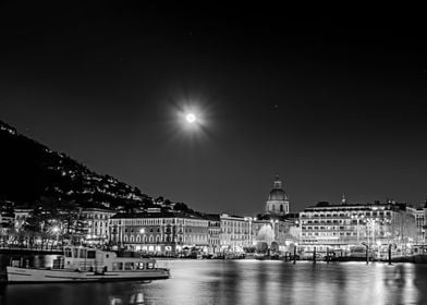 Como under the moonlight