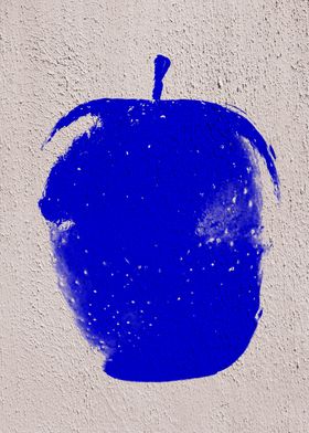 Blue Graffiti Apple 04