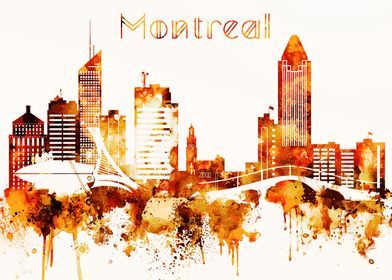 Montreal Canada Skyline