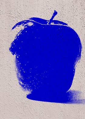 Blue Graffiti Apple 06