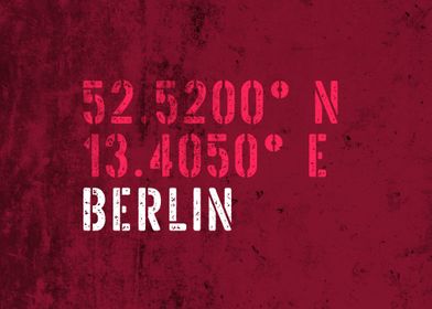 Berlin City Coordinates