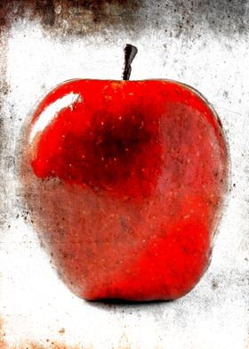 Black and Red Apple 04