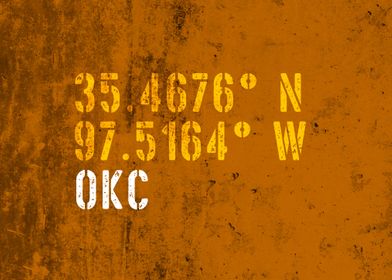 Oklahoma City Coordinates