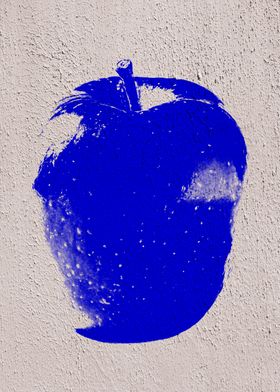 Blue Graffiti Apple 02