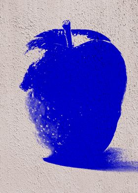 Blue Graffiti Apple 07