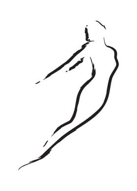 modern ballet dancer