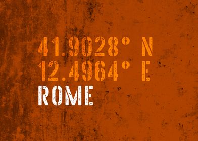 Rome City Coordinates