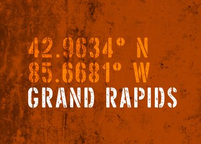 Grand Rapids Coordinates