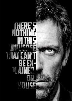 Dr House Poster By Bnwdesigner Displate