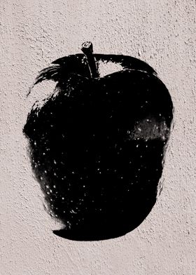 Graffiti Black Apple 02