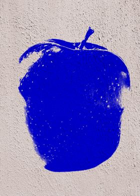 Blue Graffiti Apple 03