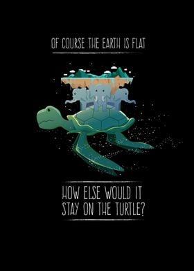 Flat Earth Turtle