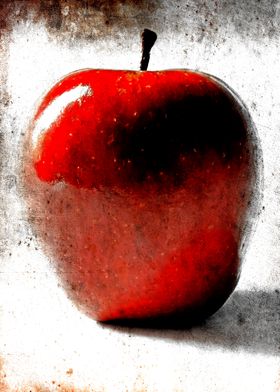 Black and Red Apple 05