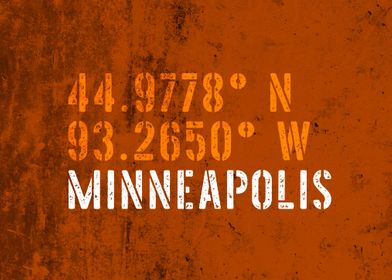Minneapolis Coordinates