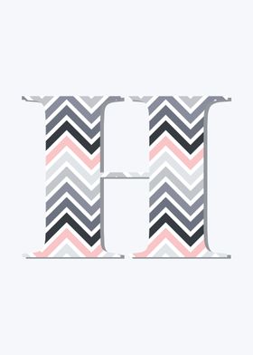 pattern letter h