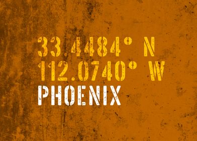 Phoenix City Coordinates