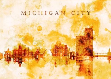 Michigan City Skyline