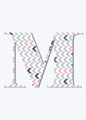pattern letter m
