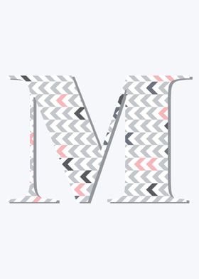 pattern letter m