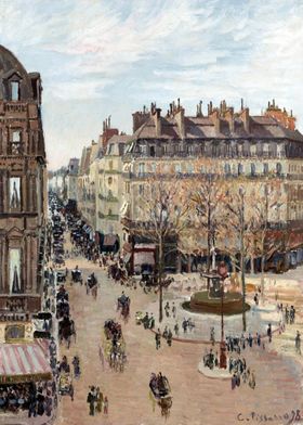 Pissarro Rue Saint Honore